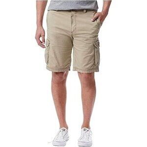 NEW Unionbay Men's Size 36 Cargo Shorts Tan Cotton Blend With Tags